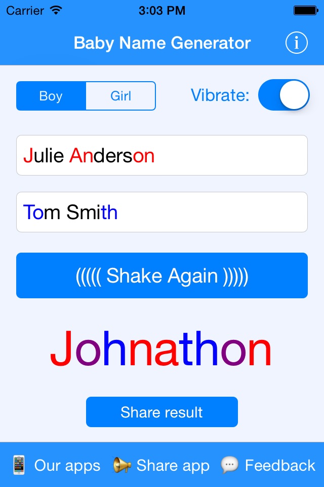 Baby Name Generator screenshot 2