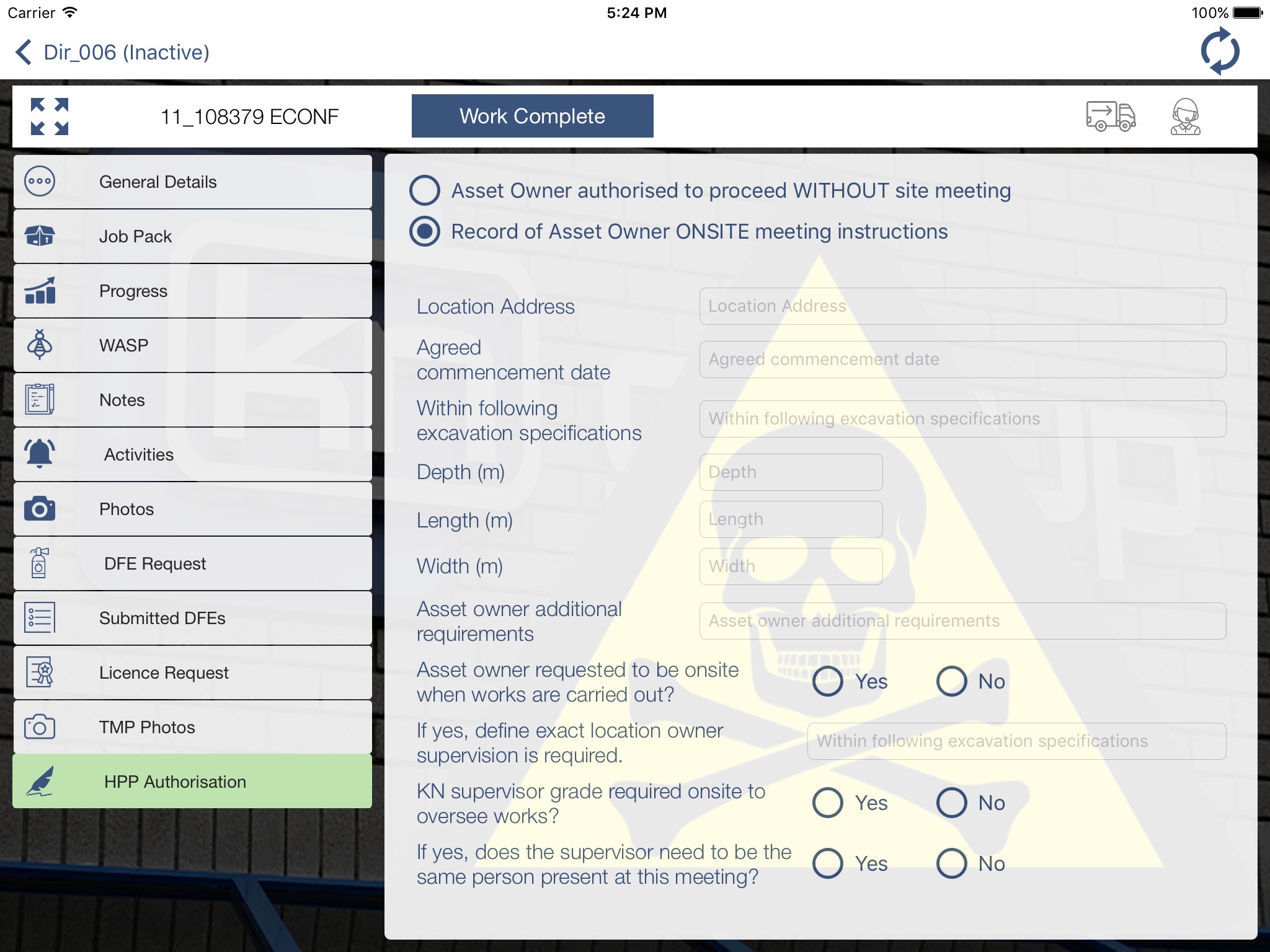 Circet AFS screenshot 2