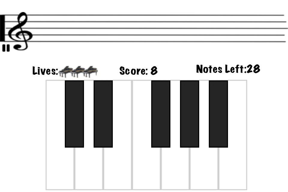 Piano Note Blast screenshot 2