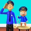 Baby And Daddy Police Officer