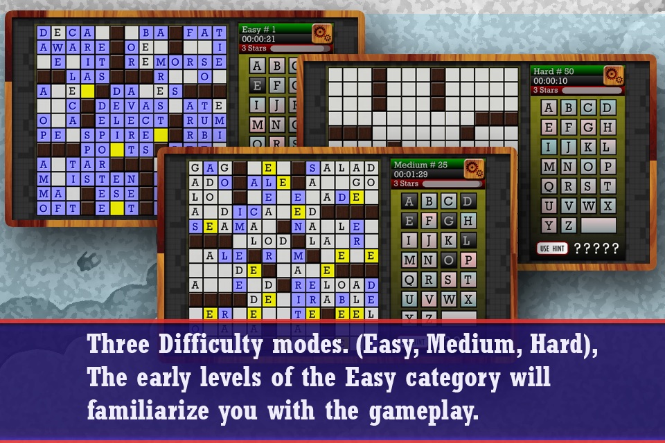 CROSSWORD CRYPTOGRAM screenshot 2