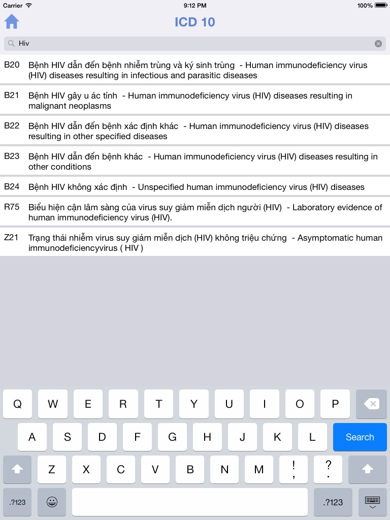 ICD-10 Dictionary screenshot 3