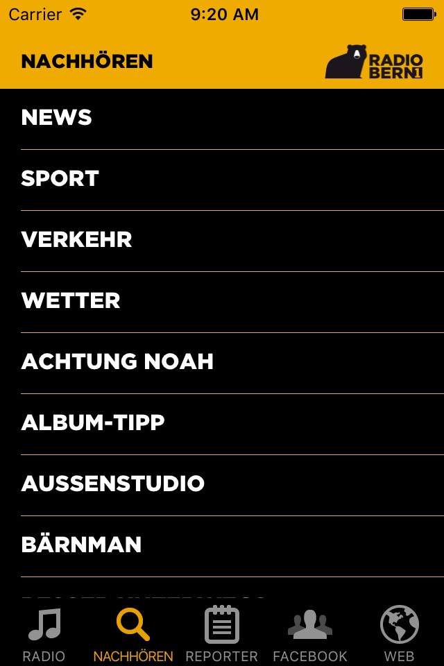 RADIO BERN1 screenshot 3