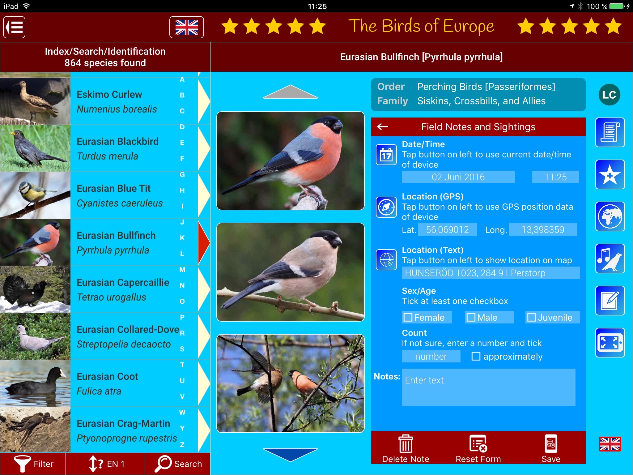 Birds of Europe screenshot 3