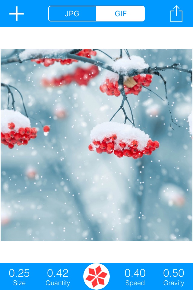 Snowing: GIF&JPG screenshot 3