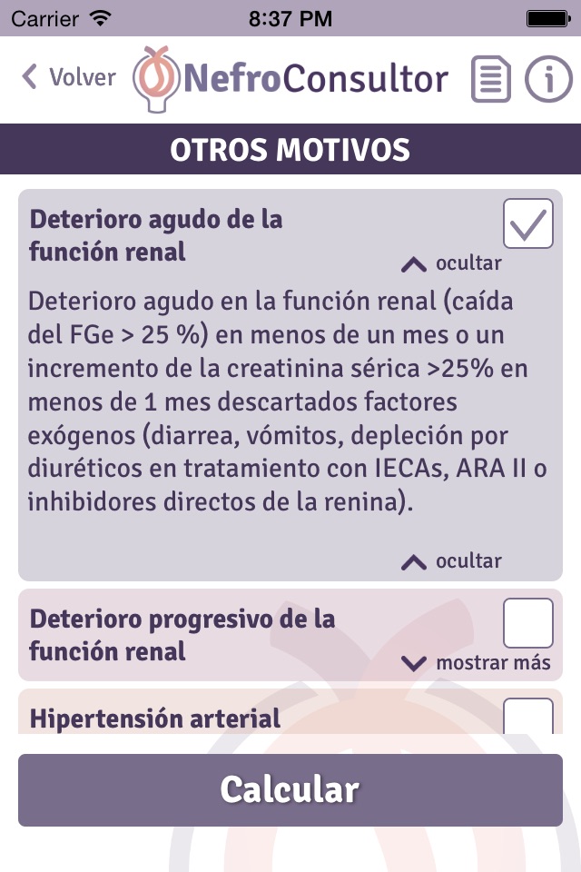 Nefroconsultor screenshot 2