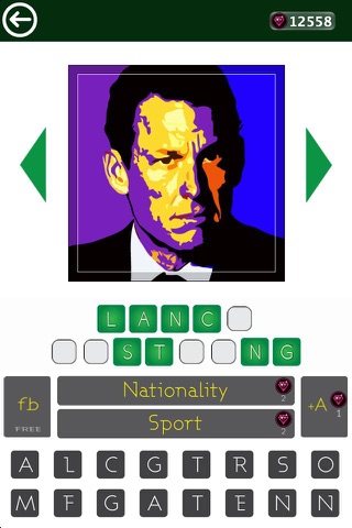 Famous Athletes Popart Quiz screenshot 2