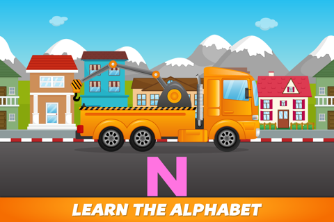 ABC Tow Truck - an alphabet fun game for preschool kids learning ABCs and love Trucks and Things That Go screenshot 4