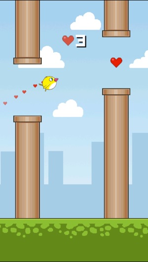 Tiny Flappy Love Bird - A clumsy little bird's endless adven(圖1)-速報App