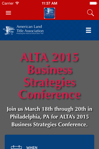 ALTA Meetings screenshot 2