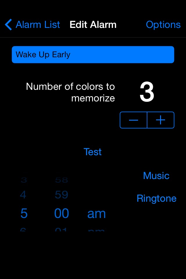 Memory Alarm Clock - Black Edition screenshot 4