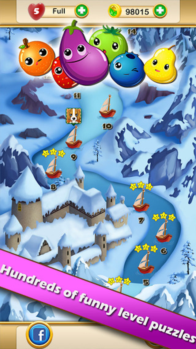 Fruit Mania Story - Free match-3 splash game