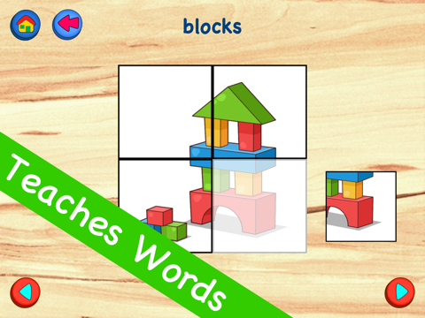 Kids Puzzles: First Words screenshot 2