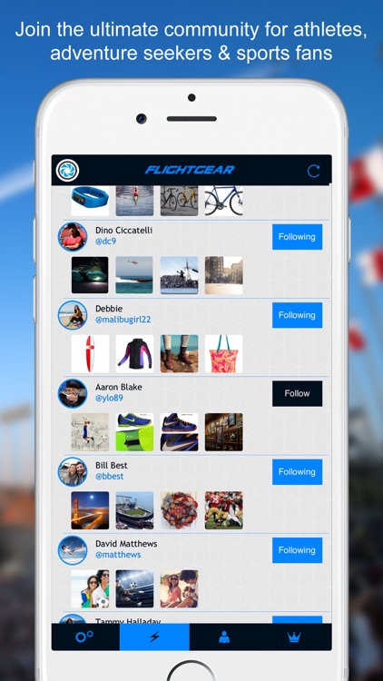 FlightGear - Social Network for Sports, Gear, Fitness, and Action screenshot-4