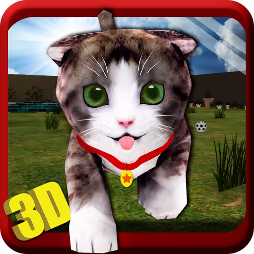 Real Cat Simulator 3D - Little Cute Kitty Simulation Game to Explore & Play in Home iOS App