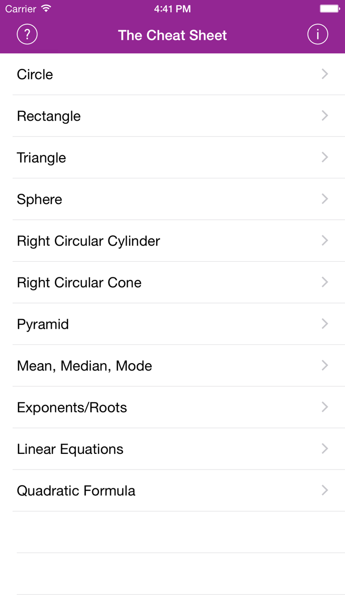 Geometry Cheat Sheet PRO