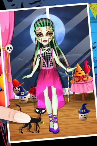 Monster Girls Makeover - Highschool Fashion Salon Game screenshot 4