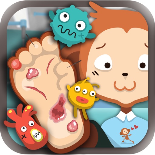 `` Animal Little Foot Doctor `` health surgery makeover, kids games icon
