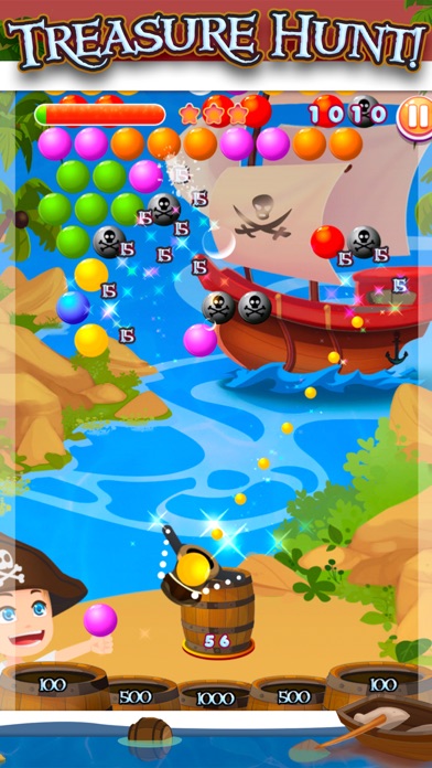 How to cancel & delete Bubble Land Pirates: Junior King Treasure Shooter Pro from iphone & ipad 1