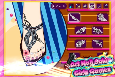 Art Nail Salon - girls games screenshot 4