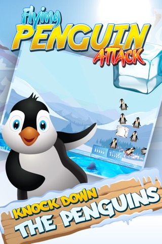 Flying Penguin Attack: Ice Knockdown screenshot 2