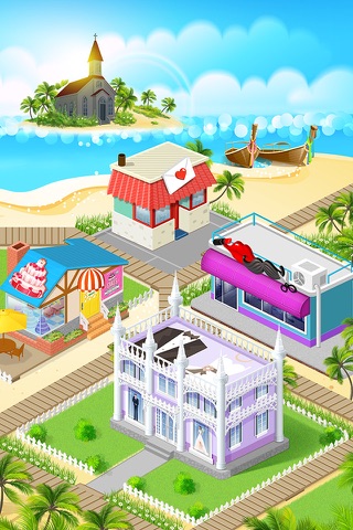 Celebrity Beach Wedding Party - Seaside Beauty Salon & Mini Games screenshot 4