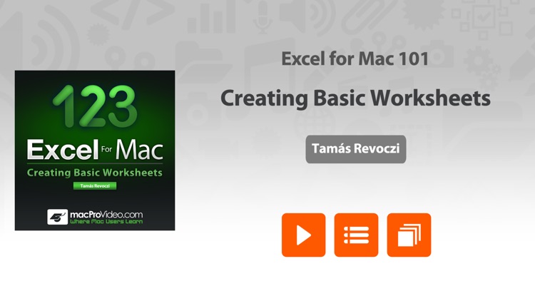 Course for Microsoft Excel - Creating Basic Worksheets