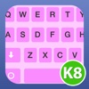 K8 Pink Keyboard
