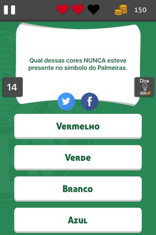 Quiz do Verdão - teste seus conhecimentos sobre o Palmeiras screenshot 3