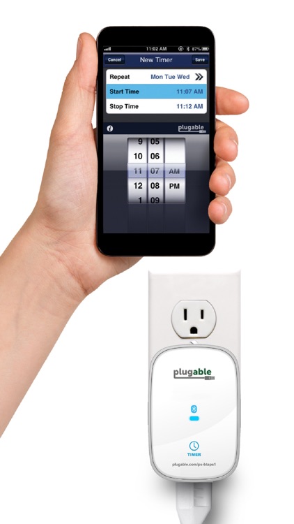 Plugable Home Automation Switch Bluetooth AC Power Outlet Controller