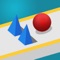 Bounce the red ball, avoid the tall spikes and jump as far as you can