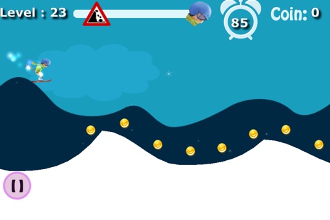 Awesome Ski Mountain Rider - Cool speed Hill race screenshot 2