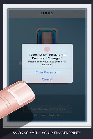 Fingerprint Password Manager screenshot 3