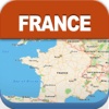 France Offline Travel Map