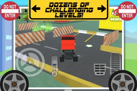 3D Semi Truck Parking Challenge Game PRO screenshot 2