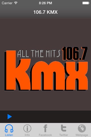 106.7 KMX screenshot 2