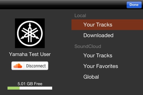 Cloud Audio Recorder for MOTIF XF - US screenshot 3