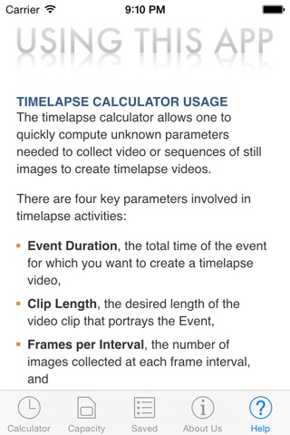 Timelapse Calculator screenshot 4