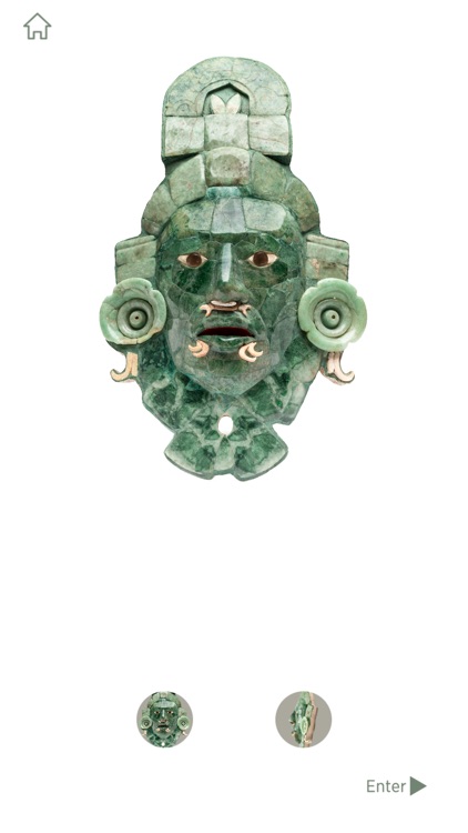 The mask of Calakmul, a jade universe