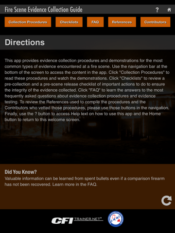 Fire Scene Evidence Collection Guide screenshot 2