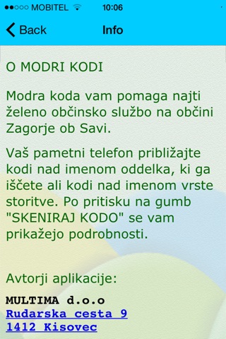 Modra koda Zagorje screenshot 2