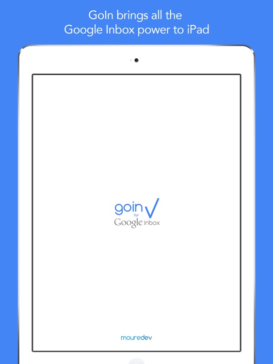 GoIn+ for Google Inbox: for iPad