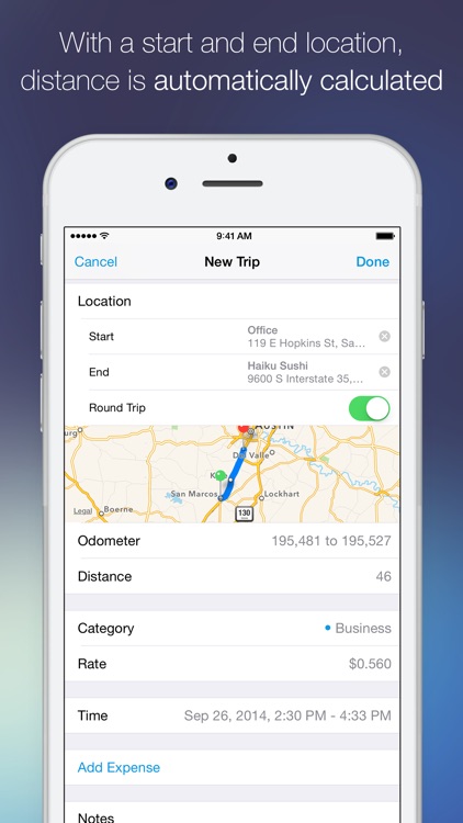 Mileage Log+ : Trip Log & Mileage Tracker screenshot-4