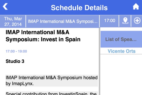 IMAP Conferences screenshot 3