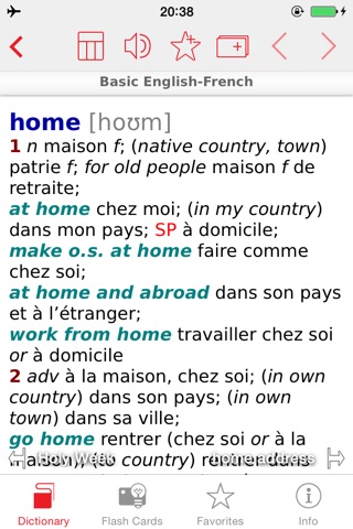 French <-> English Berlitz Basic Talking Dictionary screenshot 3