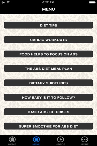 Abs Diet - Beginner's Guide screenshot 4