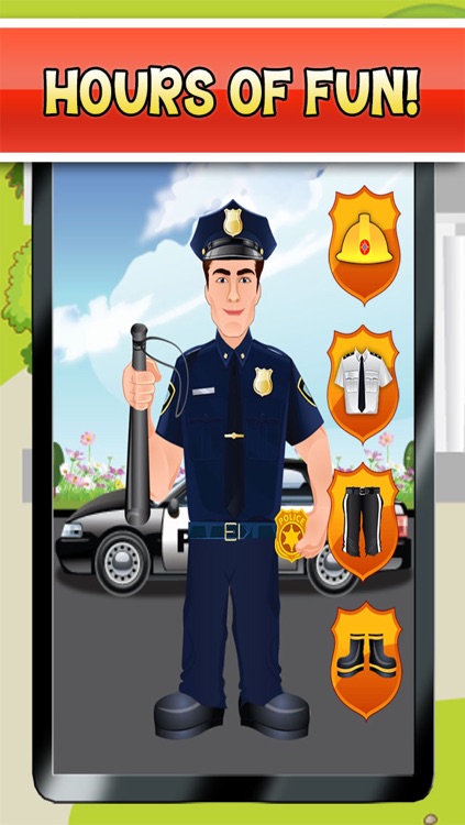 Fireman Costume and Police Uniform Dress Up - Firefighter In Firehouse Maker Game - Ad Free