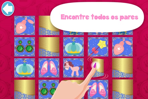 Play with Princess Zoë Pro Memo Game for toddlers and preschoolers screenshot 3