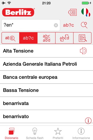 Italian - French Berlitz Mini Talking Dictionary screenshot 4