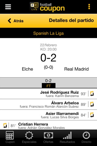 Football Coupon Apuestas screenshot 4